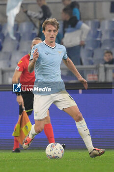 2024-11-04 - Lazio’s Nicolo’ Rovella during the Italian Football Championship League A 2024/2025 match between SS Lazio vs Cagliari Calcio at the Olimpic Stadium in Rome on 04 November 2024. - SS LAZIO VS CAGLIARI CALCIO - ITALIAN SERIE A - SOCCER