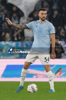 2024-11-04 - Lazio’s Mario Gila during the Italian Football Championship League A 2024/2025 match between SS Lazio vs Cagliari Calcio at the Olimpic Stadium in Rome on 04 November 2024. - SS LAZIO VS CAGLIARI CALCIO - ITALIAN SERIE A - SOCCER