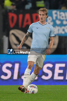 2024-11-04 - Lazio’s Nicolo’ Rovella during the Italian Football Championship League A 2024/2025 match between SS Lazio vs Cagliari Calcio at the Olimpic Stadium in Rome on 04 November 2024. - SS LAZIO VS CAGLIARI CALCIO - ITALIAN SERIE A - SOCCER