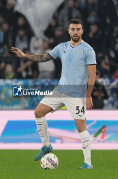 2024-11-04 - Lazio’s Mario Gila during the Italian Football Championship League A 2024/2025 match between SS Lazio vs Cagliari Calcio at the Olimpic Stadium in Rome on 04 November 2024. - SS LAZIO VS CAGLIARI CALCIO - ITALIAN SERIE A - SOCCER