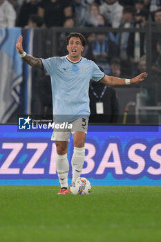 2024-11-04 - Lazio’s Luca Pellegrini during the Italian Football Championship League A 2024/2025 match between SS Lazio vs Cagliari Calcio at the Olimpic Stadium in Rome on 04 November 2024. - SS LAZIO VS CAGLIARI CALCIO - ITALIAN SERIE A - SOCCER