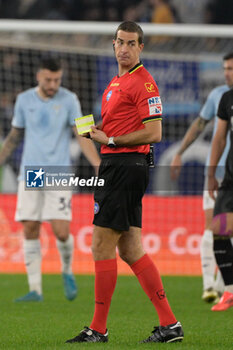 2024-11-04 - Giovanni Ayroldi referee during the Italian Football Championship League A 2024/2025 match between SS Lazio vs Cagliari Calcio at the Olimpic Stadium in Rome on 04 November 2024. - SS LAZIO VS CAGLIARI CALCIO - ITALIAN SERIE A - SOCCER