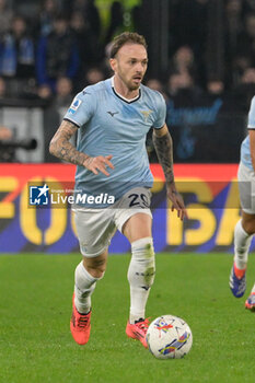 2024-11-04 - Lazio’s Manuel Lazzari during the Italian Football Championship League A 2024/2025 match between SS Lazio vs Cagliari Calcio at the Olimpic Stadium in Rome on 04 November 2024. - SS LAZIO VS CAGLIARI CALCIO - ITALIAN SERIE A - SOCCER