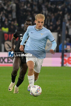 2024-11-04 - Lazio’s Gustav Isaksen during the Italian Football Championship League A 2024/2025 match between SS Lazio vs Cagliari Calcio at the Olimpic Stadium in Rome on 04 November 2024. - SS LAZIO VS CAGLIARI CALCIO - ITALIAN SERIE A - SOCCER