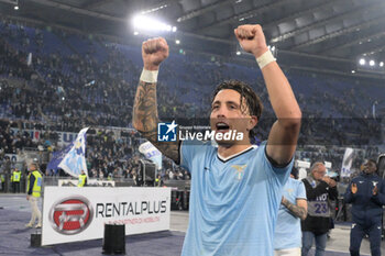 2024-11-04 - Lazio’s Luca Pellegrini during the Italian Football Championship League A 2024/2025 match between SS Lazio vs Cagliari Calcio at the Olimpic Stadium in Rome on 04 November 2024. - SS LAZIO VS CAGLIARI CALCIO - ITALIAN SERIE A - SOCCER