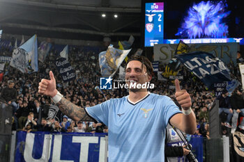 2024-11-04 - Lazio’s Luca Pellegrini during the Italian Football Championship League A 2024/2025 match between SS Lazio vs Cagliari Calcio at the Olimpic Stadium in Rome on 04 November 2024. - SS LAZIO VS CAGLIARI CALCIO - ITALIAN SERIE A - SOCCER