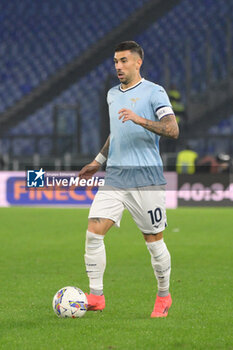 2024-11-04 - Lazio’s Mattia Zaccagni during the Italian Football Championship League A 2024/2025 match between SS Lazio vs Cagliari Calcio at the Olimpic Stadium in Rome on 04 November 2024. - SS LAZIO VS CAGLIARI CALCIO - ITALIAN SERIE A - SOCCER