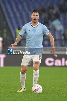 2024-11-04 - Lazio’s Alessio Romagnoli during the Italian Football Championship League A 2024/2025 match between SS Lazio vs Cagliari Calcio at the Olimpic Stadium in Rome on 04 November 2024. - SS LAZIO VS CAGLIARI CALCIO - ITALIAN SERIE A - SOCCER