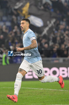 2024-11-04 - Lazio’s Mattia Zaccagni during the Italian Football Championship League A 2024/2025 match between SS Lazio vs Cagliari Calcio at the Olimpic Stadium in Rome on 04 November 2024. - SS LAZIO VS CAGLIARI CALCIO - ITALIAN SERIE A - SOCCER