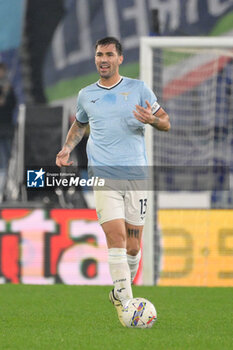 2024-11-04 - Lazio’s Alessio Romagnoli during the Italian Football Championship League A 2024/2025 match between SS Lazio vs Cagliari Calcio at the Olimpic Stadium in Rome on 04 November 2024. - SS LAZIO VS CAGLIARI CALCIO - ITALIAN SERIE A - SOCCER