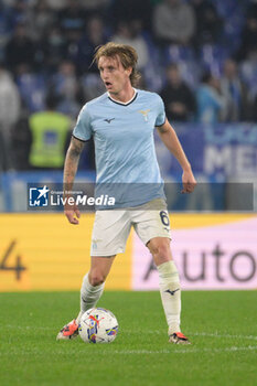 2024-11-04 - Lazio’s Nicolo’ Rovella during the Italian Football Championship League A 2024/2025 match between SS Lazio vs Cagliari Calcio at the Olimpic Stadium in Rome on 04 November 2024. - SS LAZIO VS CAGLIARI CALCIO - ITALIAN SERIE A - SOCCER