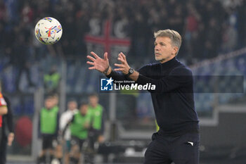 2024-11-04 - Lazio’s head coach Marco Baroni during the Italian Football Championship League A 2024/2025 match between SS Lazio vs Cagliari Calcio at the Olimpic Stadium in Rome on 04 November 2024. - SS LAZIO VS CAGLIARI CALCIO - ITALIAN SERIE A - SOCCER