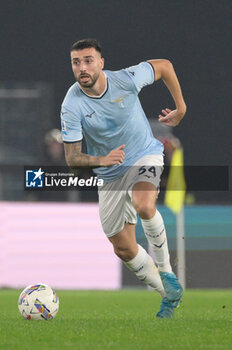 2024-11-04 - Lazio’s Mario Gila during the Italian Football Championship League A 2024/2025 match between SS Lazio vs Cagliari Calcio at the Olimpic Stadium in Rome on 04 November 2024. - SS LAZIO VS CAGLIARI CALCIO - ITALIAN SERIE A - SOCCER