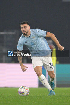 2024-11-04 - Lazio's Mario Gila during the Italian Football Championship League A 2024/2025 match between SS Lazio vs Cagliari Calcio at the Olimpic Stadium in Rome on 04 November 2024. - SS LAZIO VS CAGLIARI CALCIO - ITALIAN SERIE A - SOCCER