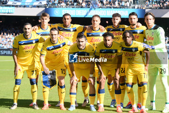 2024-11-03 - Atalanta BC team during the Serie A Enelive betwee SSC Napoli vs Atalanta BC at Diego Armando MAradona Stadium - SSC NAPOLI VS ATALANTA BC - ITALIAN SERIE A - SOCCER