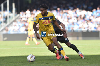 2024-11-03 - Ederson of Atalanta BC in action during the Serie A Enelive betwee SSC Napoli vs Atalanta BC at Diego Armando MAradona Stadium - SSC NAPOLI VS ATALANTA BC - ITALIAN SERIE A - SOCCER