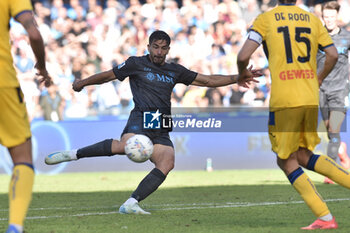 2024-11-03 - Giovanni Simeone of SSC Napoli in action during the Serie A Enelive betwee SSC Napoli vs Atalanta BC at Diego Armando MAradona Stadium - SSC NAPOLI VS ATALANTA BC - ITALIAN SERIE A - SOCCER