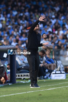 2024-11-03 - Antonio Conte Coach of SSC Napoli gestures during the Serie A Enelive betwee SSC Napoli vs Atalanta BC at Diego Armando MAradona Stadium - SSC NAPOLI VS ATALANTA BC - ITALIAN SERIE A - SOCCER