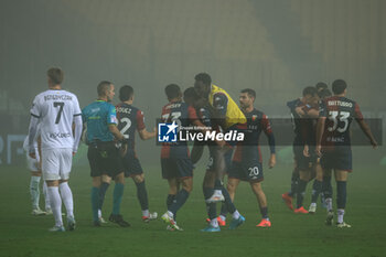 2024-11-04 - Genoa CFC celebrates after the match with teammates - PARMA CALCIO VS GENOA CFC - ITALIAN SERIE A - SOCCER