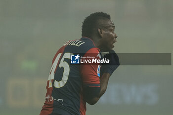 2024-11-04 - Mario Balotelli (Genoa CFC) talks to the referee - PARMA CALCIO VS GENOA CFC - ITALIAN SERIE A - SOCCER