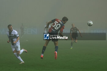 2024-11-04 - Alessandro Zanoli (Genoa CFC) in action - PARMA CALCIO VS GENOA CFC - ITALIAN SERIE A - SOCCER