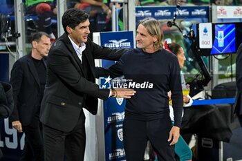 2024-11-09 - Paulo Fonseca Mister of AC Milan, Davide Nicola Mister of Cagliari Calcio - CAGLIARI CALCIO VS AC MILAN - ITALIAN SERIE A - SOCCER