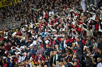 2024-11-09 - Tifosi, Fans, Supporters of Cagliari Calcio, Protesta Manita, Arbitri - CAGLIARI CALCIO VS AC MILAN - ITALIAN SERIE A - SOCCER