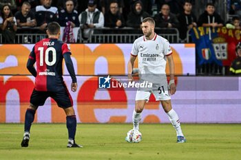 2024-11-09 - Strahinja Pavlovic of AC Milan - CAGLIARI CALCIO VS AC MILAN - ITALIAN SERIE A - SOCCER