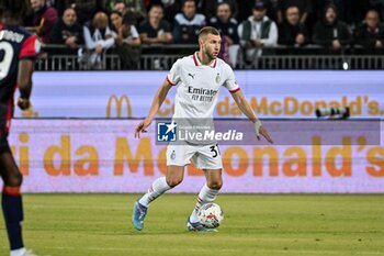 2024-11-09 - Strahinja Pavlovic of AC Milan - CAGLIARI CALCIO VS AC MILAN - ITALIAN SERIE A - SOCCER