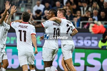 2024-11-09 - Rafael Leao of AC Milan, Esultanza, Joy After scoring goal, - CAGLIARI CALCIO VS AC MILAN - ITALIAN SERIE A - SOCCER