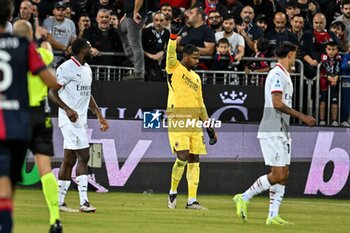 2024-11-09 - Mike Maignan of AC Milan - CAGLIARI CALCIO VS AC MILAN - ITALIAN SERIE A - SOCCER