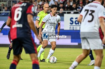 2024-11-09 - Tijjani Reijnders of AC Milan - CAGLIARI CALCIO VS AC MILAN - ITALIAN SERIE A - SOCCER