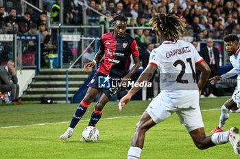 2024-11-09 - Antoine Makoumbou of Cagliari Calcio - CAGLIARI CALCIO VS AC MILAN - ITALIAN SERIE A - SOCCER