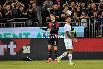 2024-11-09 - Nadir Zortea of Cagliari Calcio - CAGLIARI CALCIO VS AC MILAN - ITALIAN SERIE A - SOCCER