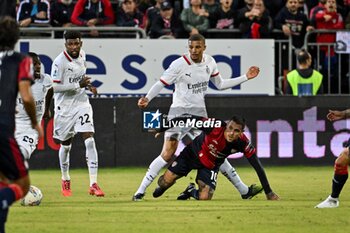 2024-11-09 - Nicolas Viola of Cagliari Calcio, Malick Thiaw of AC Milan - CAGLIARI CALCIO VS AC MILAN - ITALIAN SERIE A - SOCCER