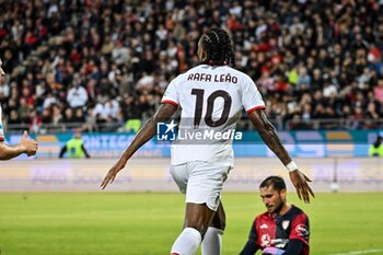 2024-11-09 - Rafael Leao of AC Milan, Esultanza, Joy After scoring goal, - CAGLIARI CALCIO VS AC MILAN - ITALIAN SERIE A - SOCCER