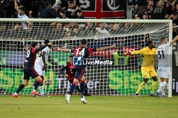 2024-11-09 - Gabriele Zappa of Cagliari Calcio, Goal - CAGLIARI CALCIO VS AC MILAN - ITALIAN SERIE A - SOCCER