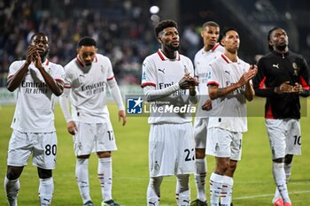 2024-11-09 - Emerson Royal of AC Milan, Postgame, - CAGLIARI CALCIO VS AC MILAN - ITALIAN SERIE A - SOCCER