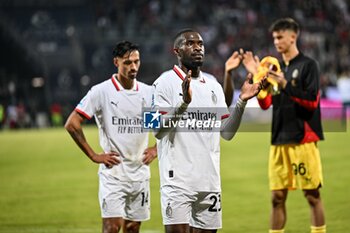 2024-11-09 - Fikayo Tomori of AC Milan, Postgame, - CAGLIARI CALCIO VS AC MILAN - ITALIAN SERIE A - SOCCER