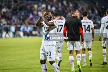 2024-11-09 - Yunus Musah of AC Milan, Postgame, - CAGLIARI CALCIO VS AC MILAN - ITALIAN SERIE A - SOCCER