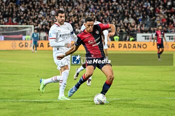 2024-11-09 - Gabriele Zappa of Cagliari Calcio, Goal - CAGLIARI CALCIO VS AC MILAN - ITALIAN SERIE A - SOCCER