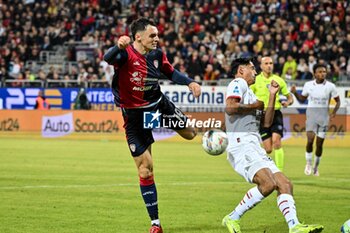 2024-11-09 - Nadir Zortea of Cagliari Calcio - CAGLIARI CALCIO VS AC MILAN - ITALIAN SERIE A - SOCCER