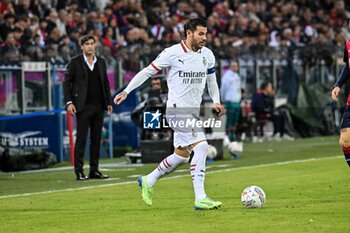 2024-11-09 - Theo Hernandex of AC Milan - CAGLIARI CALCIO VS AC MILAN - ITALIAN SERIE A - SOCCER