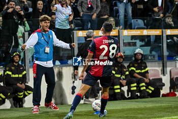 2024-11-09 - Gabriele Zappa of Cagliari Calcio, Esultanza, Joy After scoring goal, - CAGLIARI CALCIO VS AC MILAN - ITALIAN SERIE A - SOCCER