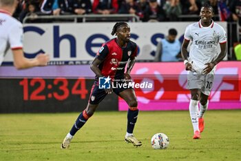 2024-11-09 - Antoine Makoumbou of Cagliari Calcio - CAGLIARI CALCIO VS AC MILAN - ITALIAN SERIE A - SOCCER