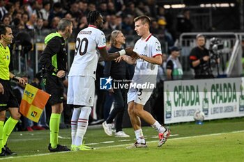 2024-11-09 - Camarda of AC Milan - CAGLIARI CALCIO VS AC MILAN - ITALIAN SERIE A - SOCCER