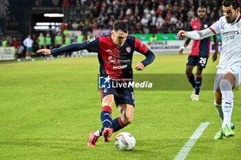 2024-11-09 - Nadir Zortea of Cagliari Calcio - CAGLIARI CALCIO VS AC MILAN - ITALIAN SERIE A - SOCCER