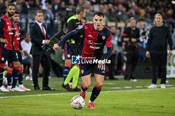 2024-11-09 - Nadir Zortea of Cagliari Calcio - CAGLIARI CALCIO VS AC MILAN - ITALIAN SERIE A - SOCCER