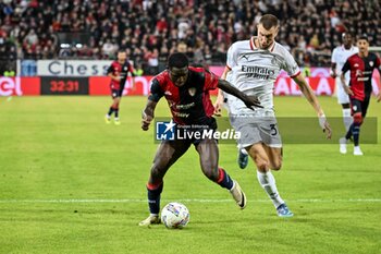 2024-11-09 - Zito Luvumbo of Cagliari Calcio - CAGLIARI CALCIO VS AC MILAN - ITALIAN SERIE A - SOCCER