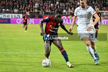 2024-11-09 - Zito Luvumbo of Cagliari Calcio - CAGLIARI CALCIO VS AC MILAN - ITALIAN SERIE A - SOCCER